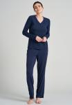 Верх пижамы Schiesser, синий - фото 4
