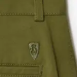 Хлопковые чиносы Burberry, зеленый - фото 5