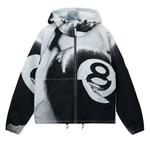 Куртка Stussy 8 Ball Beach Shell, Grayscale - фото