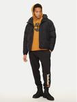 Пуховик стандартного кроя Timberland, черный - фото 2