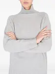 Свитер с высоким воротником Stefano Mortari, серый - фото 4