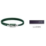 Мужской браслет из нержавеющей стали LACOSTE, зеленый - фото 4