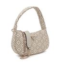 Сумка-хобо Guess RIANEE, бежевый - фото 4