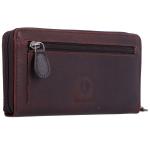 Кошелек KLONDIKE 1896 Viola Leder 20 cm, темно коричневый - фото 4