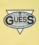 Футболка Guess Regular Fit с принтом логотипа, желтый - фото 4