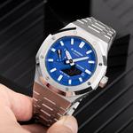 CASIO Часы Unisex Liquid Crystal/Analog Dual Display Series 41mm Blue Watch, Blue Friend - фото 2