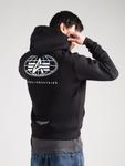 Толстовка ALPHA INDUSTRIES World, Black - фото 2