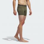 Трусы Adidas Microfiber 3-Pack Trunk Underwear, цвет Strong Olive/Black/Onix - фото 3
