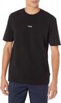 Футболка BOSS Mens Center Logo Regular Fit, Basic Black - фото