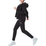 Куртка тренировочная унисекс черная DESCENTE, зеленая - фото 8