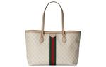 Сумка ophidia medium gg tote 'beige white' Gucci, бежевый - фото 2