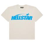 Футболка Hellstar Classic T-Shirt (Regular Print), цвет White/Blue - фото