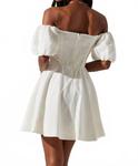 Ula Mini Dress In White ASTR - фото 2