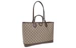 Сумка ophidia medium tote bag 'beige ebony' Gucci, бежевый - фото 2