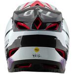 Велосипедный шлем D4 Carbon Mips Troy Lee Designs, Drip White - фото 4