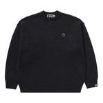 Свитер BAPE One Point Relaxed Fit Sweater, Charcoal - фото