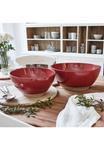 Набор салатниц Loberon Biarré, 2 штуки, красный - фото 2