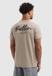 Футболка Ballin REGULAR FIT CREWNECK, Taupe/Sand - фото