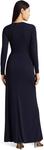 Платье Lauren Ralph Lauren Twist-Front Stretch Jersey Gown, Lighthouse Navy - фото 2