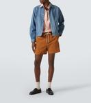 Выцветшая джинсовая куртка Auralee, Light Indigo - фото 2