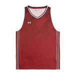 Under Armour Мужской топ темно-красный - фото