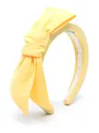 Ободок с бантом Mi Mi Sol, желтый - фото