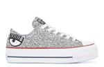 Кеды Chuck Taylor All Star Chiara Ferragni X Women's Converse Lift Ox 'Silver Red' Women's - фото 2