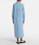 Платье-рубашка из хлопка Polo Ralph Lauren, Medium Blue - фото 3