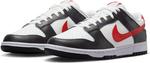 Женские кроссовки Nike Dunk Low Retro, Black University Red White - фото