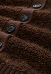 Кардиган TOM TAILOR Cardigan, Dark Pecan Brown Melange/Dark Brown - фото 6