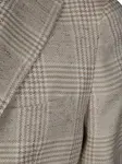 Клетчатый блейзер Montecarlo Monopetto TAGLIATORE, нейтральный - фото 3