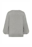 Джемпер Kaffe Curve Jumper, Grey Melange/Grey - фото 6