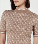 Платье Guess Jeans с принтом короткое, бежевый - фото 4