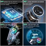 Шлем мотоциклетный Halying Bluetooth, черный - фото 6