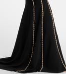 Платье без бретелек с декором Dash Jenny Packham, Liquorice - фото 5