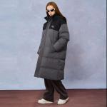 SIMPLE RIMLESS Пуховик SRME Unisex, Black & Gray - фото 5