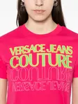 Футболка с логотипом Versace Jeans Couture, розовый - фото 5