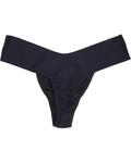 Стринги Hanky Panky BreatheSoft Natural Rise 3-Pack Thong, цвет Black/Black/Black - фото 2
