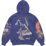 Толстовка с капюшоном Frazetta на молнии Supreme, синий/темно-синий - фото 5