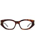 Очки Saint Laurent Eyewear, коричневый - фото
