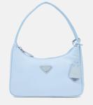 Мини-сумка через плечо Re-Edition Prada, Celeste - фото