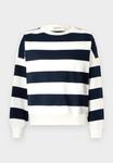 Толстовка TOM TAILOR DENIM CREWNECK SWEATSHIRT, Navy/White/Dark Blue - фото 5