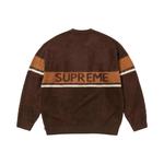Свитер Supreme Brushed Stripe Sweater, Dark Brown - фото 2