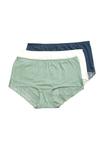 Брифы Ulla Popken 3 PACK HIPSTER, Sage/Light Green - фото 6