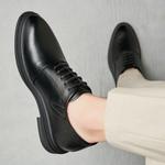 Туфли мужские низкие черный/черный Kaiser - фото 6