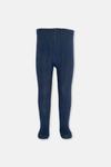 Кабельные колготки Темно-синие Kite, темно-синий - фото