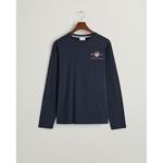 Футболка Gant Reg Medium Archive Shield, синий - фото 3