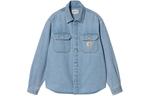 Carhartt WIP Рубашка-куртка с нашивкой логотипа, Light Blue - фото