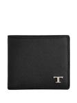 Кожаный кошелек с логотипом Tod's, черный - фото