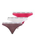 Стринги Calvin Klein Underwear, Fuchsia/Cherry Red/White - фото